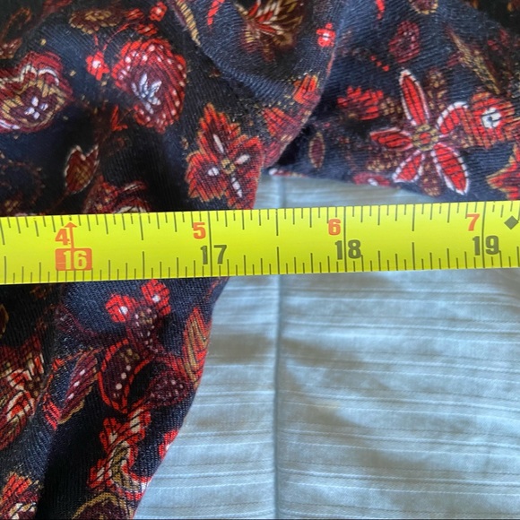 Floral Midi Dress Prairie Peasant Modest Long Sleeve Vintage Grannycore Rosette - Picture 4 of 11